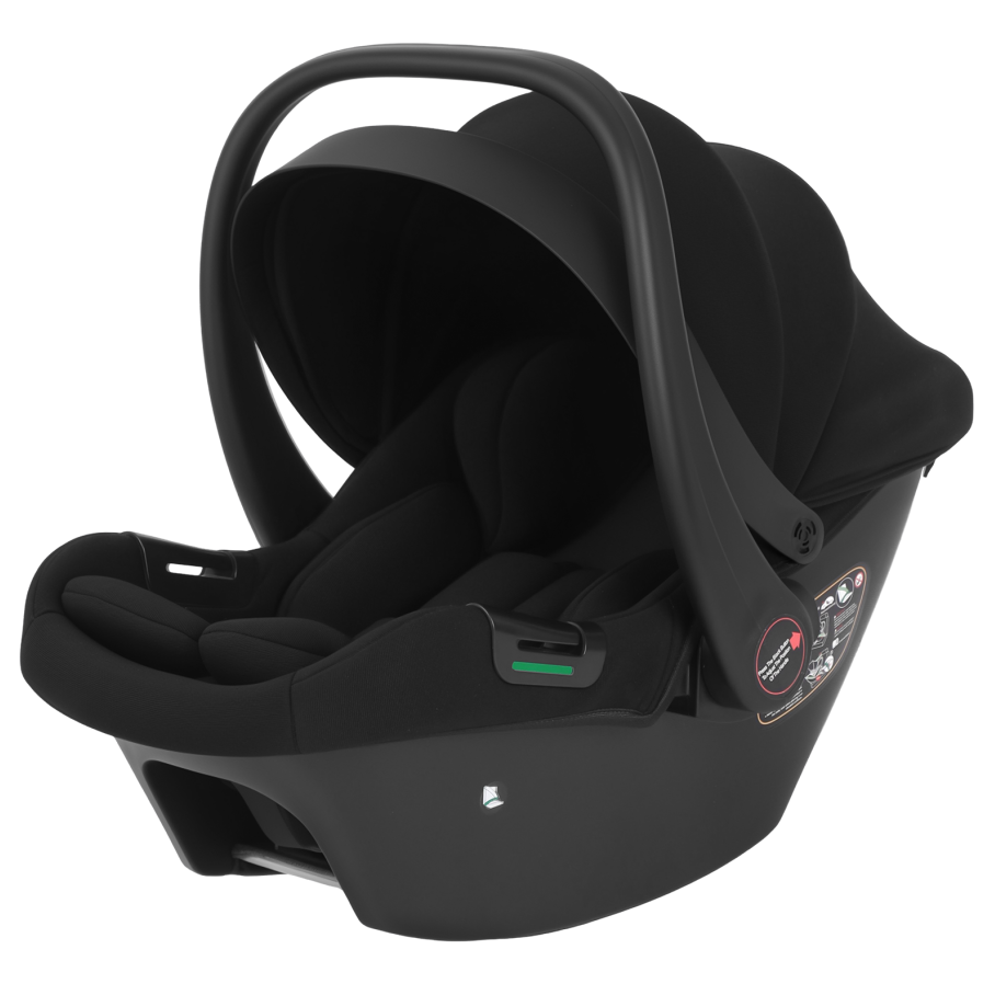 Babyautositz I UV45+ Sonnenschutz I BaseLock-Anzeige I 6.8kg DE-Lager