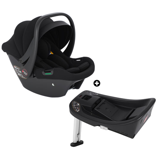 Babyschale 4-in-1 I 3.3kg Leichtgewicht I UV45+ & Belüftung I BaseLock-System I DE-Lager