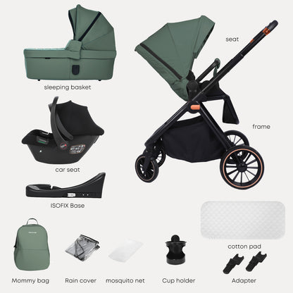 BabyVoyage 4 in 1 Baby Stroller