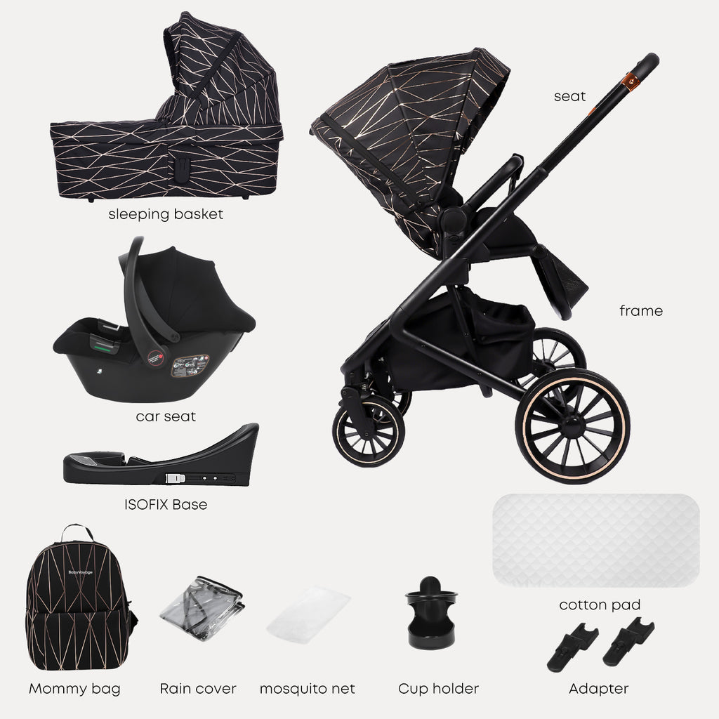 BabyVoyage 4 in 1 Baby Stroller