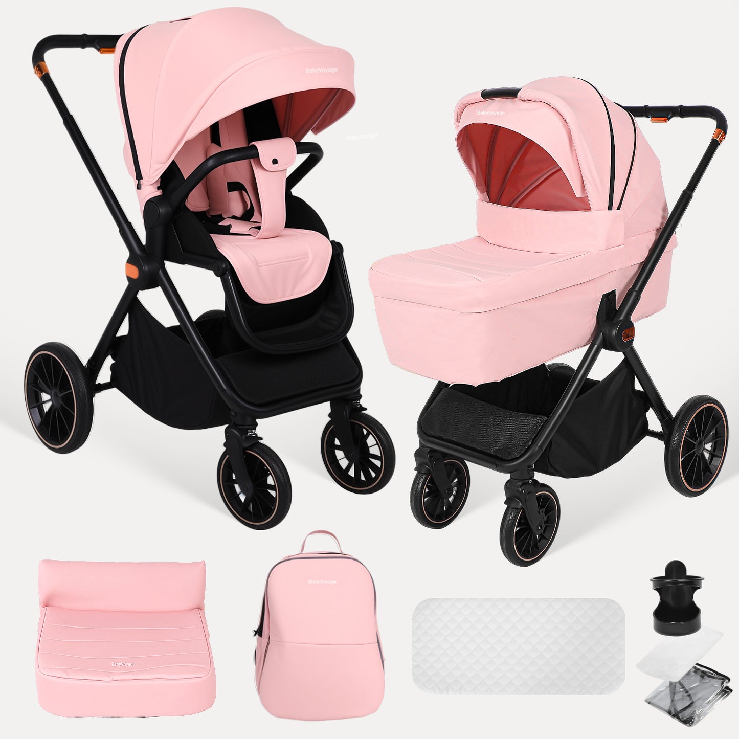 BabyVoyage 2 in 1 Baby Stroller