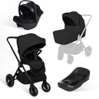 BabyVoyage 4 in 1 Kinderwagen Alpin Grün: Zwei Schiebe-Richtungen + Ein-Klick-Faltung