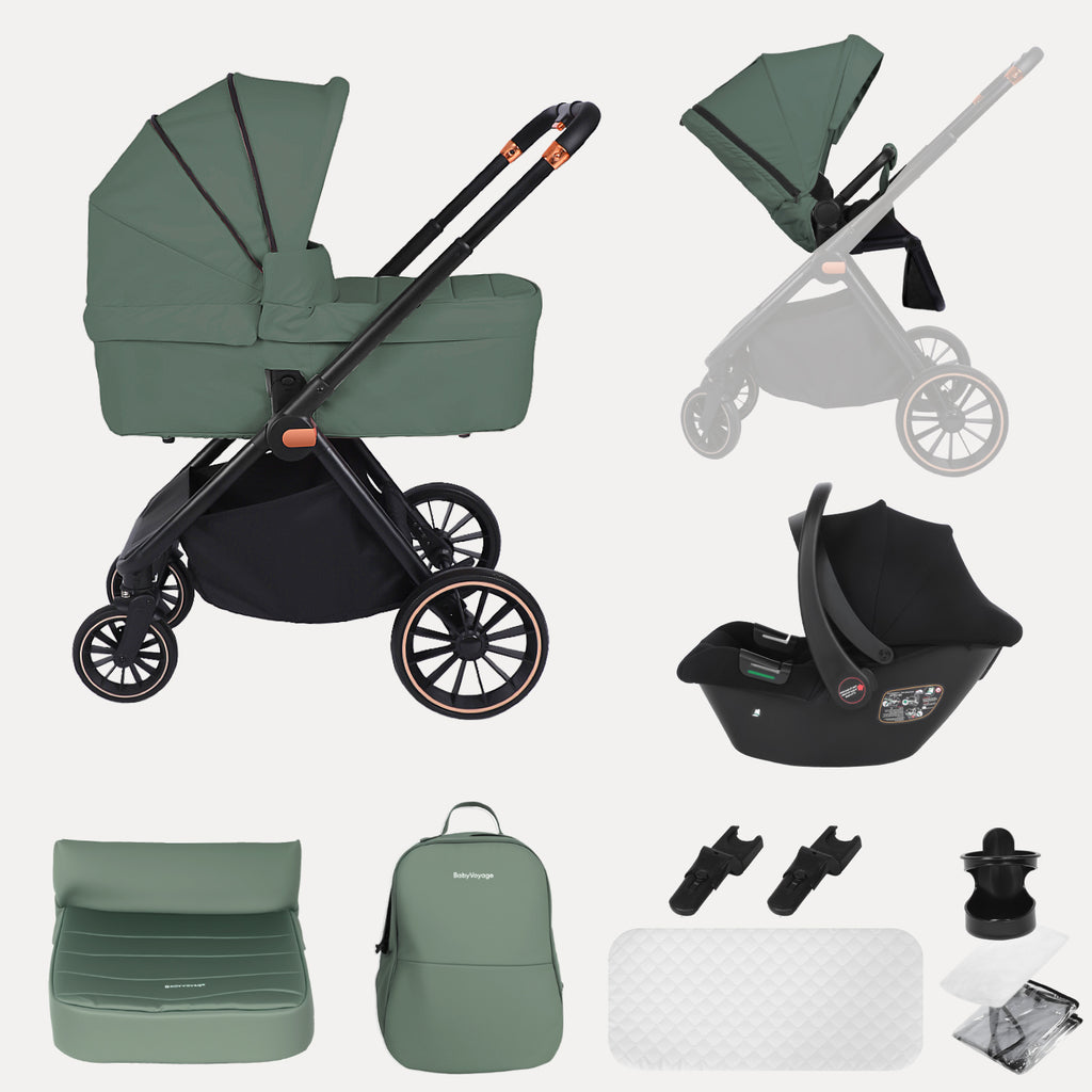 BabyVoyage 3 in 1 Baby Stroller
