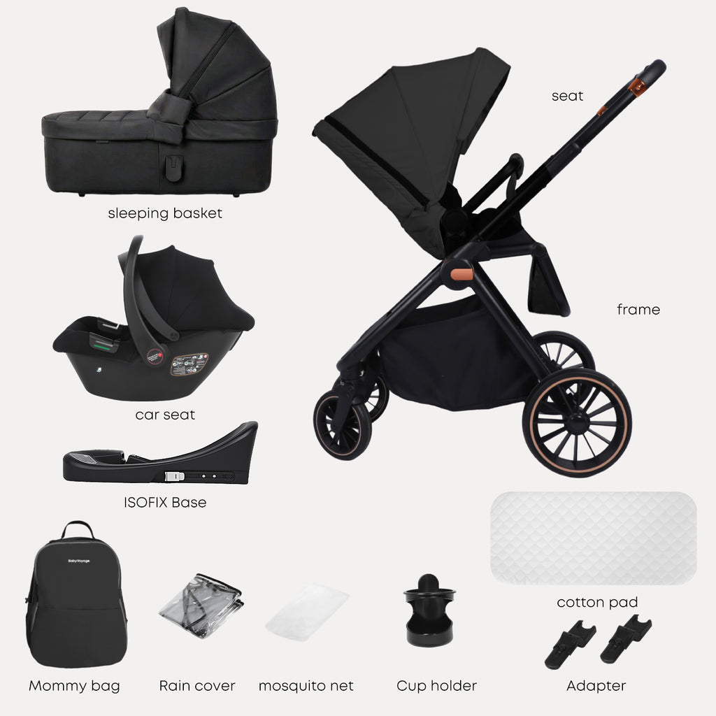 BabyVoyage 4-in-1 Baby Stroller