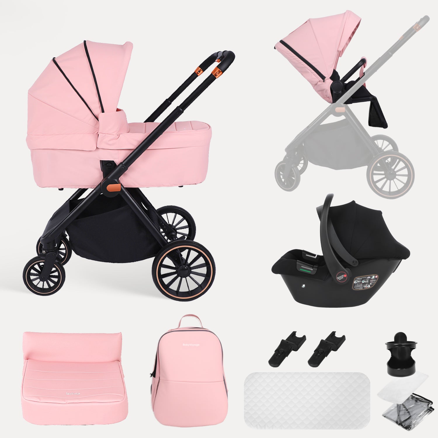 BabyVoyage 3-in-1-Baby Stroller