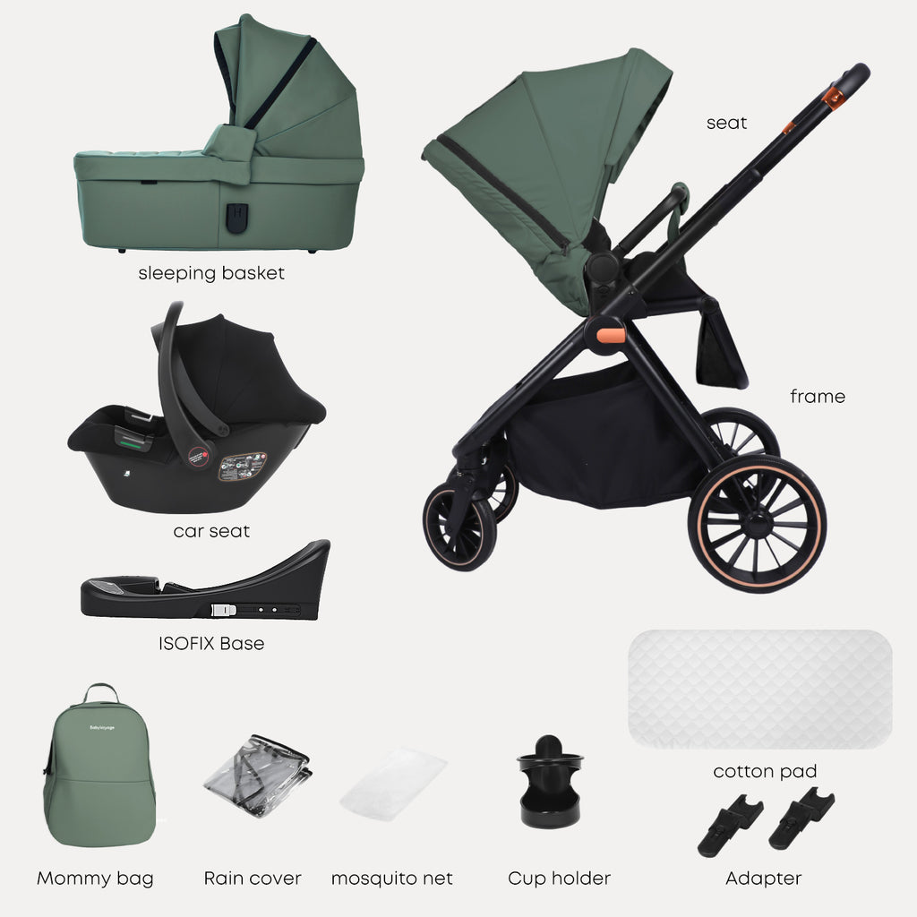 BabyVoyage Baby Travel System 4-in-1