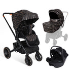 Baby Voyage 3 in 1 Kinderwagen Set geprüfter Buggy mit Schlafkorb + Autositz