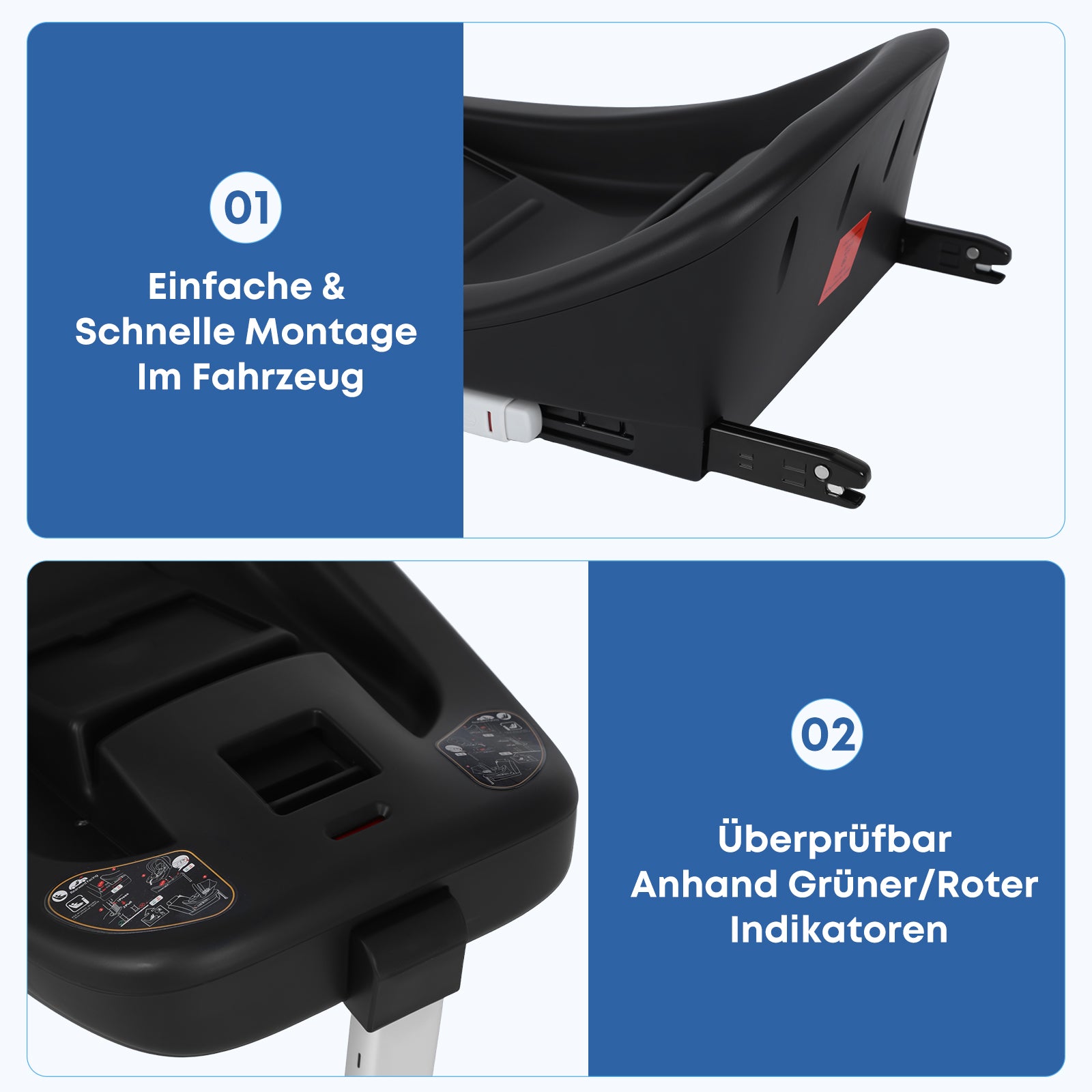 BabyVoyage BabySchale i-Size Autositz + ISOFIX-Basis | 24h DE-Versand
