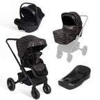 BabyVoyage 4 in 1 Kinderwagen Alpin Grün: Zwei Schiebe-Richtungen + Ein-Klick-Faltung