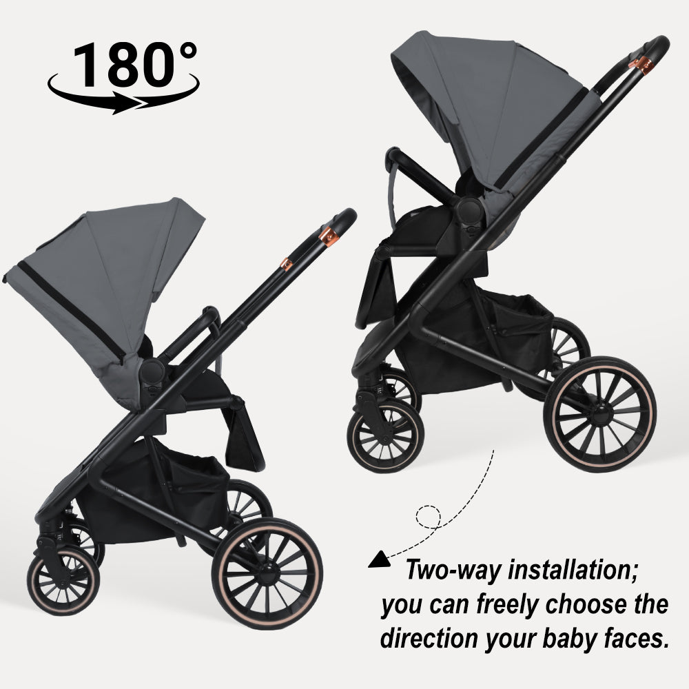BabyVoyage 3 in 1 Baby Stroller