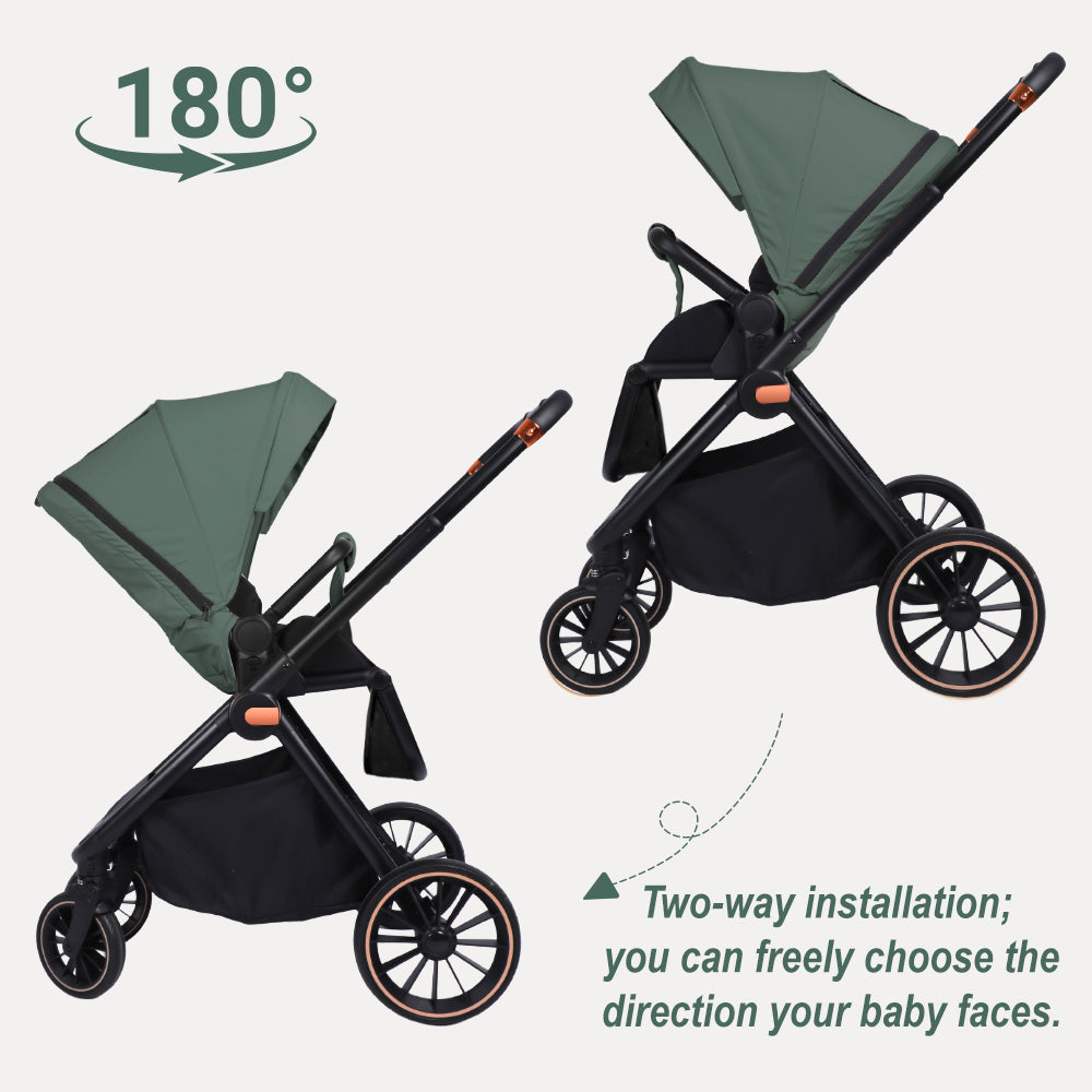 BabyVoyage 3-in-1 Baby Stroller