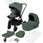 kinderwagen 2-in-1, Kirschblütenrosa Geeignet für Baby-Mädchen Zweiwege-Installation