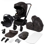 BabyVoyage Kinderwagen 3 in 1 Inklusive Sitz, Babywanne Autositz Zweiwegeinstallation, geländegängig