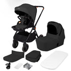 kinderwagen 2-in-1, Kirschblütenrosa Geeignet für Baby-Mädchen Zweiwege-Installation