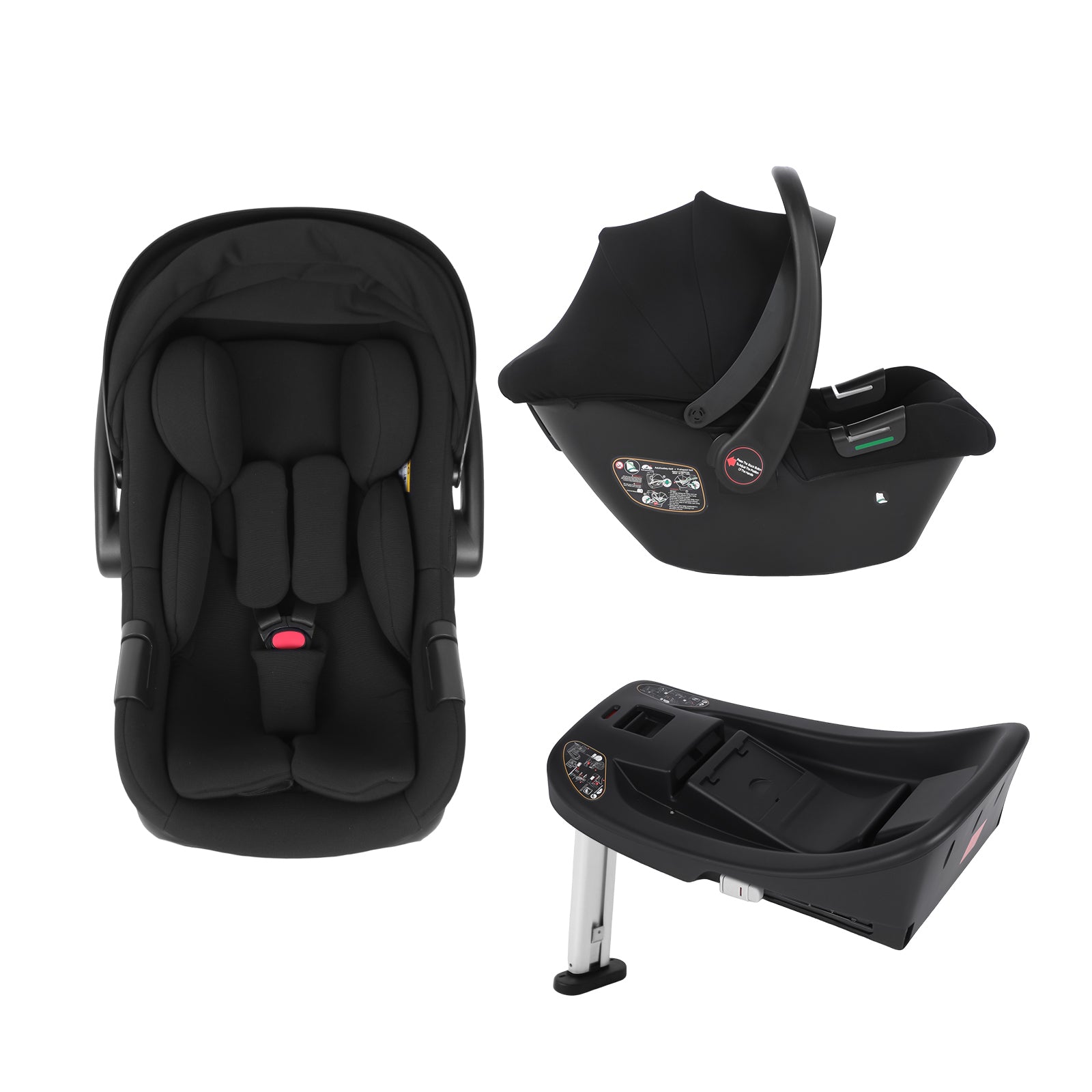 BabyVoyage BabySchale i-Size Autositz + ISOFIX-Basis | 24h DE-Versand