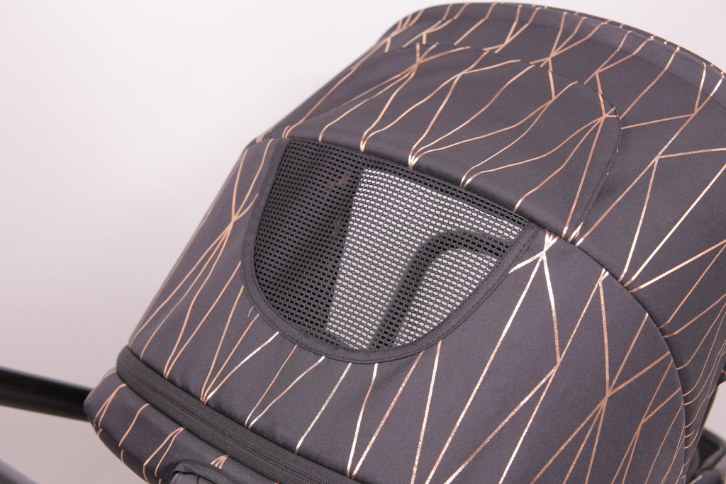 Cochecito plegable 2 en 1 BabyVoyage con capazo y asiento separados, portavasos, mosquitera y otros regalos
