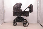 Cochecito plegable 2 en 1 BabyVoyage con capazo y asiento separados, portavasos, mosquitera y otros regalos