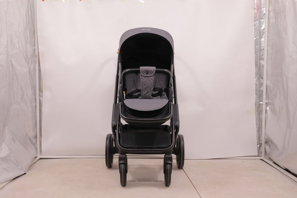 Cochecito Baby Voyage 2 en 1 Starry Sky-Gray capazo y asiento deportivo, ruedas amortiguadoras 360°