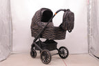 Baby Voyage kinderwagen Khaki 2-in-1 Federung Höhenverstellbarer Griff Zusammenklappbar Gleiten