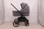 Baby Voyage kinderwagen Khaki 2-in-1 Federung Höhenverstellbarer Griff Zusammenklappbar Gleiten