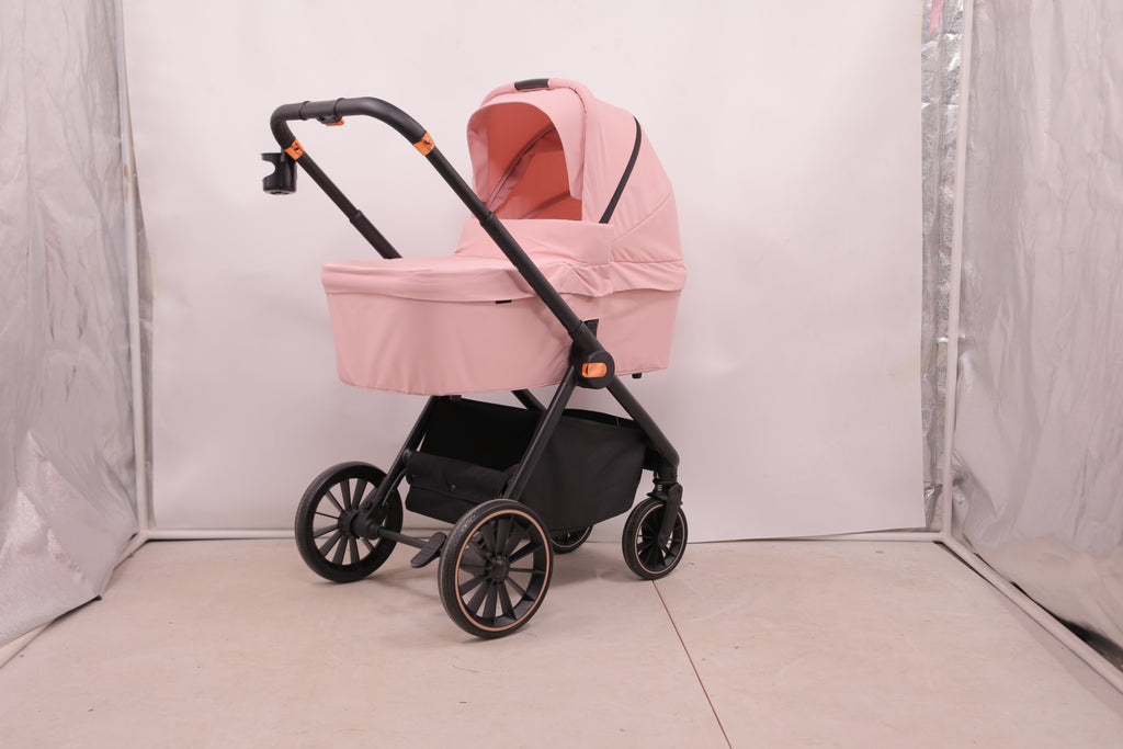 Baby Voyage kinderwagen Khaki 2-in-1 Federung Höhenverstellbarer Griff Zusammenklappbar Gleiten